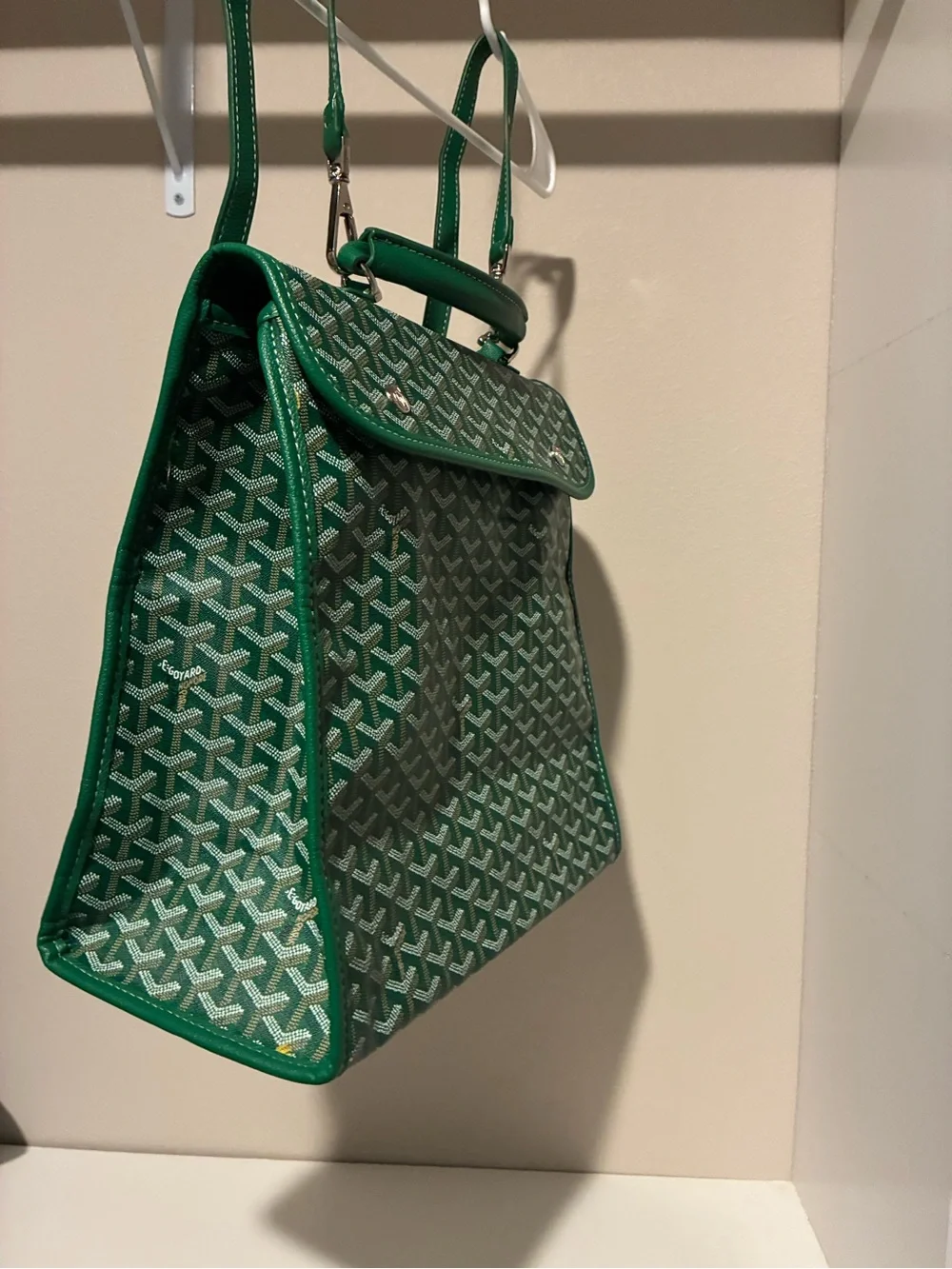 Green Patterned Women’s Backpack - Designer Style